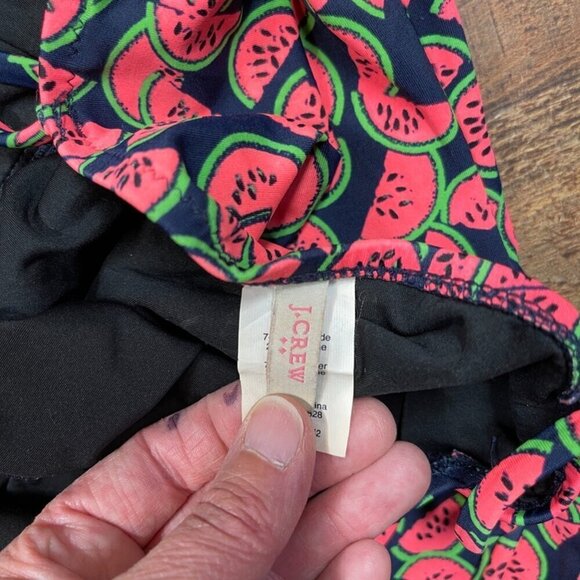 J. Crew Navy One Piece Bathing Suit with Watermelons size Small - Picture 4 of 5